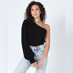 Central Park West Bergamot Fuzzy One-Sleeve